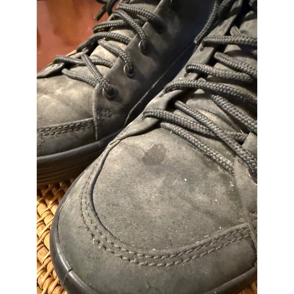 Ecco Soft 7 Tred Hydromax Mens Gray Nubuck Leather Chukka Sneaker Boots 43 9-9.5 - Picture 4 of 10
